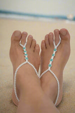 Hera Beach Wedding Barefoot Sandals