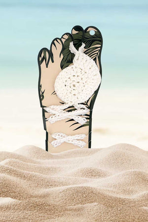 Seashell Barefoot Sandals